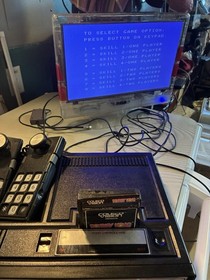 Coleco Vision Console 2 Controllers 25 Games Tested Please Read Vintage