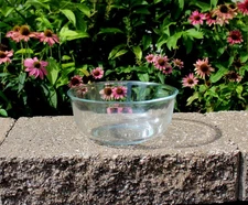 Arcoroc Slightly Flared Top Clear Glass Mixing Salad Serving Bowl 8-3/4" x 3-7/8