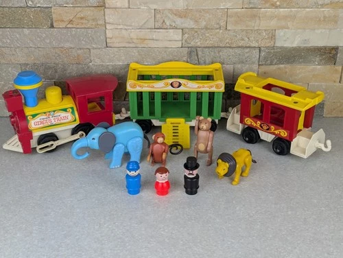 Fisher Price 1973 Vintage Little People Circus Train # 991