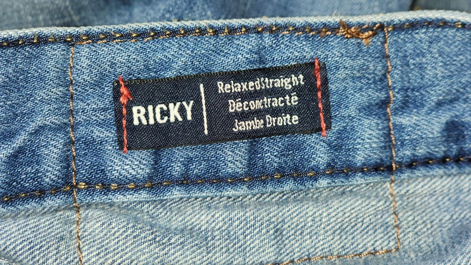 True Religion Men Big & Tall Ricky Relaxed Straight Bermuda Ripped Shorts Sz 50 - Image 4 of 4