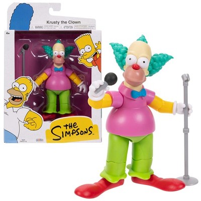 Die Simpsons 13 cm Action Figur mit Zubehör Wave 2: Krusty der Clown