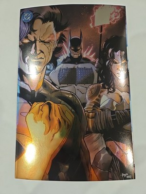 DC KO #4 FOIL JAVI FERNANDEZ ABSOLUTE VARIANT BATMAN WONDER WOMAN SUPERMAN 1