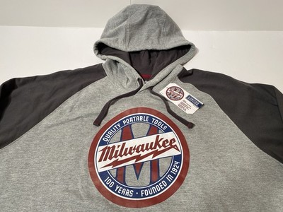 Milwaukee Tool 100 Year Anniversary Limited Edition Work Hoodie Men s Size 2XL