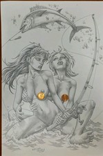 Emiliano Urdinola Wet and Wild Vol. 1 Illustration Original Art (SQP, 2009) | eBay US (Buy It Now)