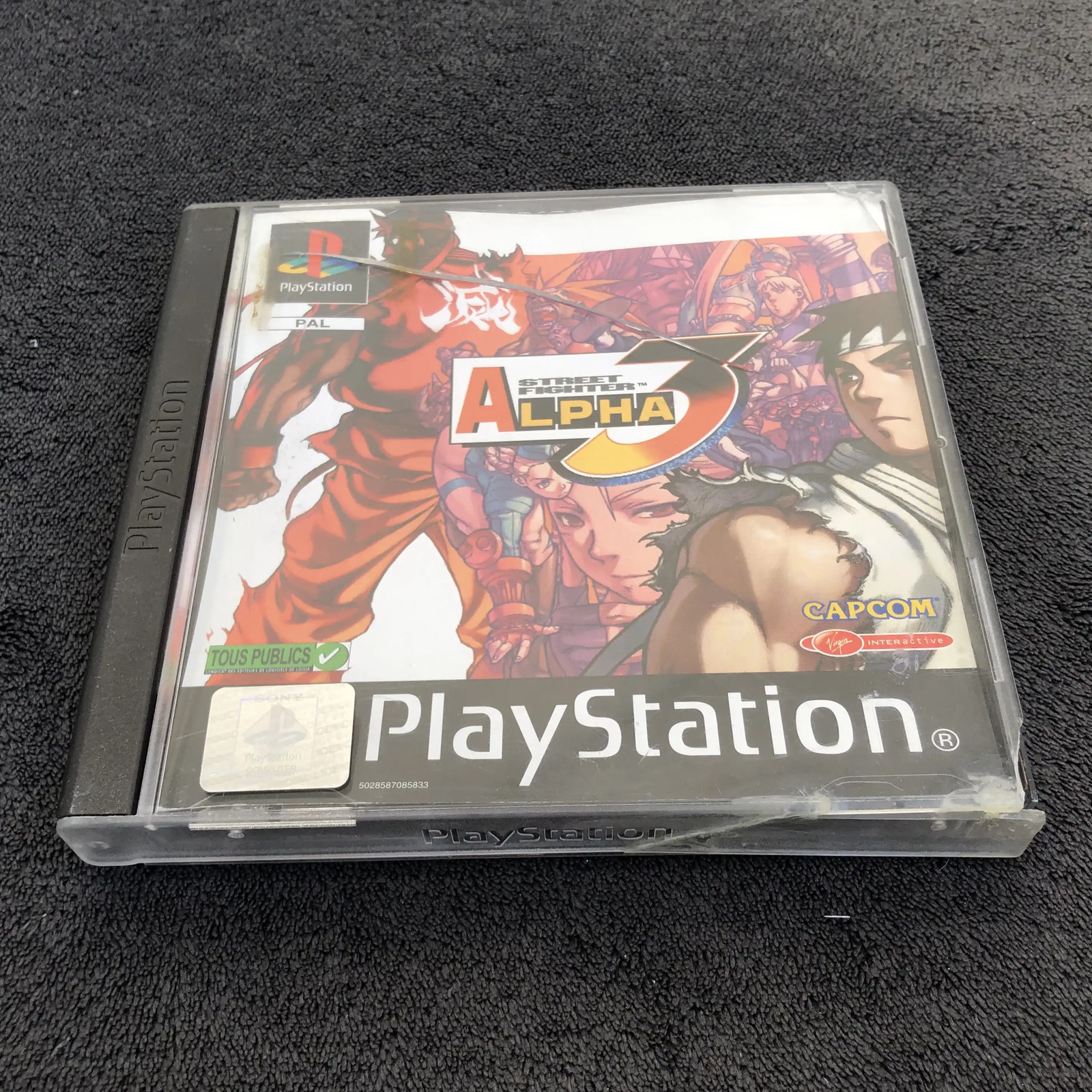 PS1 Street Fighter Alpha 3 FRA Bon état