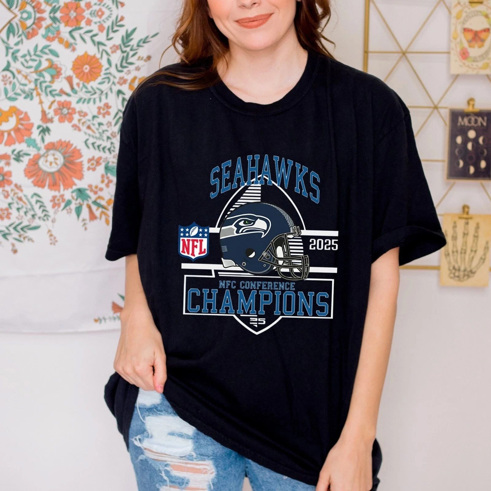 Seattle Seahawks NFC Conference Champions 2025 TShirt
