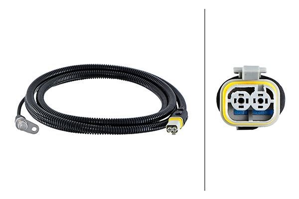 Hella 6PU 230 048-381 Sensor, Raddrehzahl Vorne Hinten Links-image