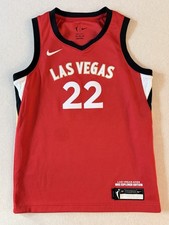 Nike Explorer Edition A’ja  Wilson Las Vegas Aces Jersey - Size M Youth