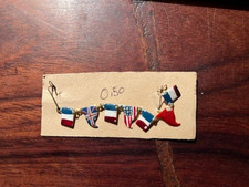 LIBERATION 1945/BRACELET PATRIOTIQUE DRAPEAUX DES ALLIES EO