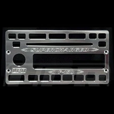 Fits FORD TRUCK BILLET 6CD RADIO FACEPLATE KIT SUPERCHARGED