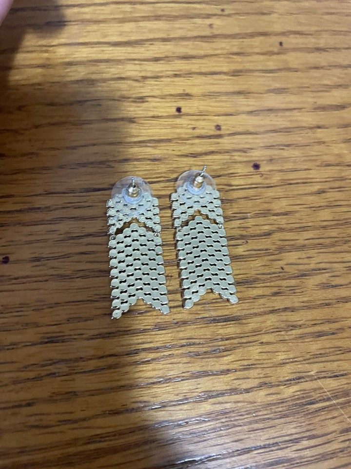 Baublebar Earrings Gold Rhinestone Arrow Post Earrings New No Box Free