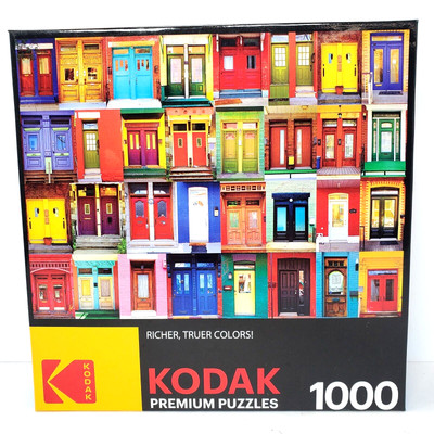 Colorful Montreal Doors 1000 Piece Kodak Premium Jigsaw Puzzle New