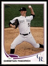2013 Topps Update  Christian Friedrich   #US102 Colorado Rockies