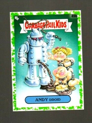 2020 Garbage Pail Kids 35th Anniversary Green Border "ANDY DROID" #49b Sticker. - Picture 1 of 1