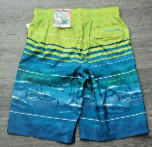 TRAJE DE BAÑO PARA NIÑOS XL 18-20 ZEROXPOSUR BAÑADOR TRAJE DE BAÑO TIBURONES RAYO DE SOL NUEVO CON ETIQUETAS - Imagen 2 de 2