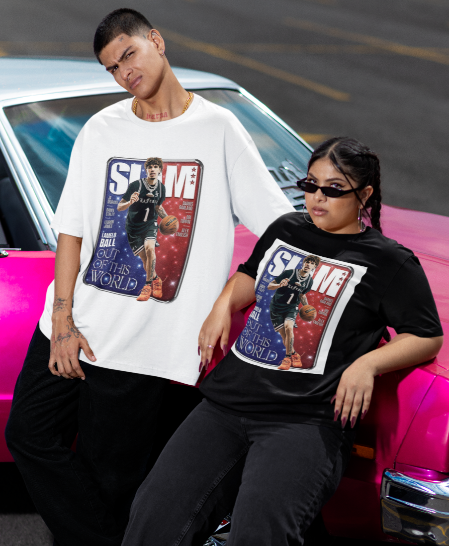 Slam Lamelo Ball Vintage Tee Lamelo Ball NBA SLAM Unisex T-Shirt