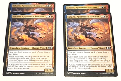 Johann, Apprentice Sorcerer (207) Wilds of Eldraine x4 4x WOE MTG Playset  Magic | eBay