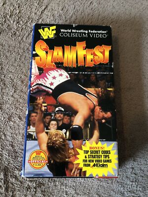 WWF Slamfest 95 (VHS, 1995) Coliseum Video Bret/Owen Hart