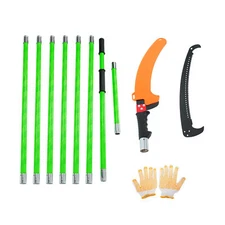 Blade Length 46.46 in. Manual Pruning Saw, 27 ft. Extendable Tree Pru