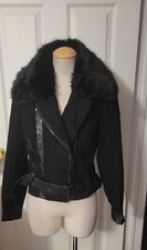 Cache Vintage Jacket With Faux Fur