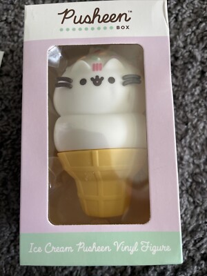 Pusheen Box Summer 2023 Exclusive Ice Cream Cat Vinyl Figure Toy Pastel Kawaii