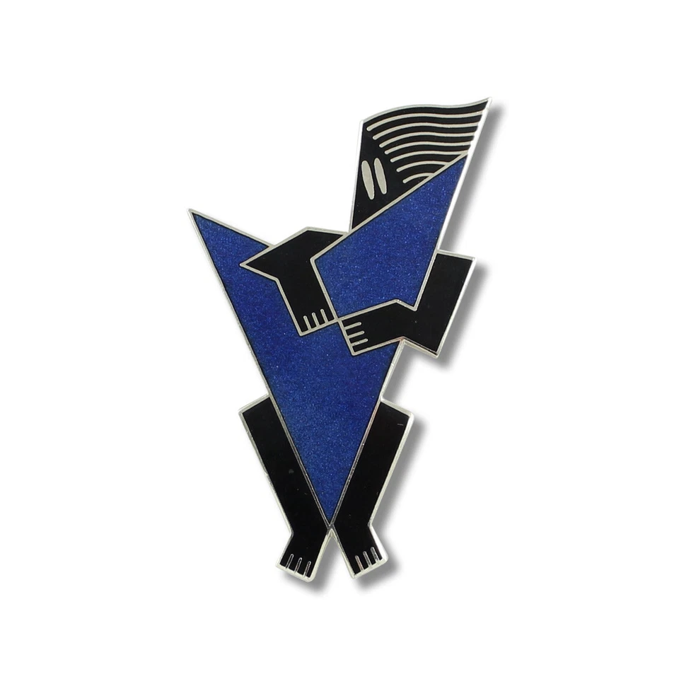 Corbata vintage ACME Studio "cuello de velo" Cloisonné Bolo de JERRY LEIBOWITZ - NUEVA Foto 3 de 4