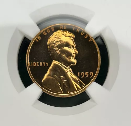1959 Lincoln Cent NGC PF 68 Star RD