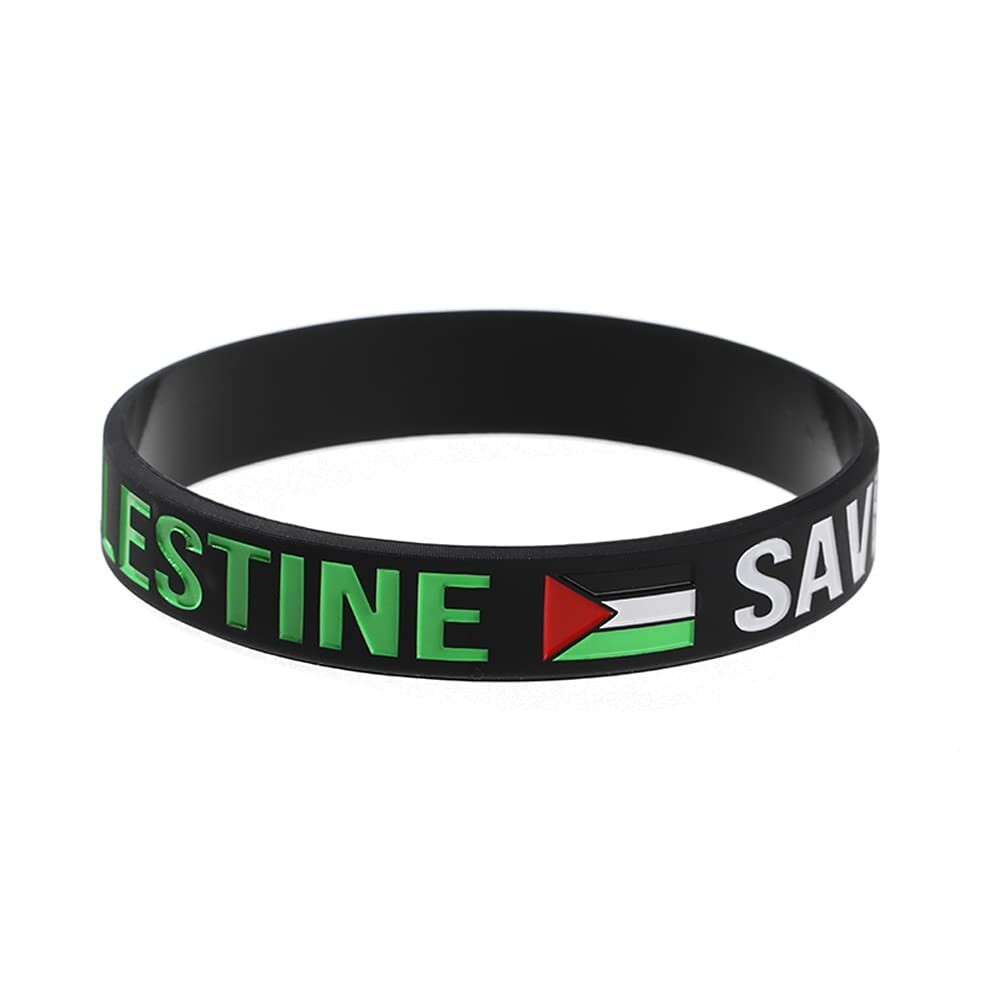 Bracelet Silicone Free Palestine - Wristband Multicolore - Neuf Avec étiquette - Unisexe