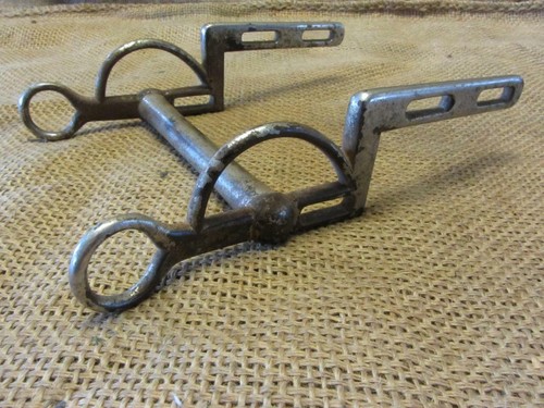 Vintage British Driving Bit V. B. Co. Harness Horse Bits Antique Cowboy 10506