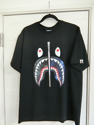 A Bathing Ape COLOR CAMO SEPARATE SHARK TEE XL Men's T-Shirt 2024