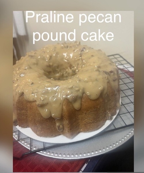 Pastel de praliné y nuez moscada