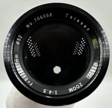 TeleSor 80-200mm F/4.5 One Touch Zoom Lens for Konica