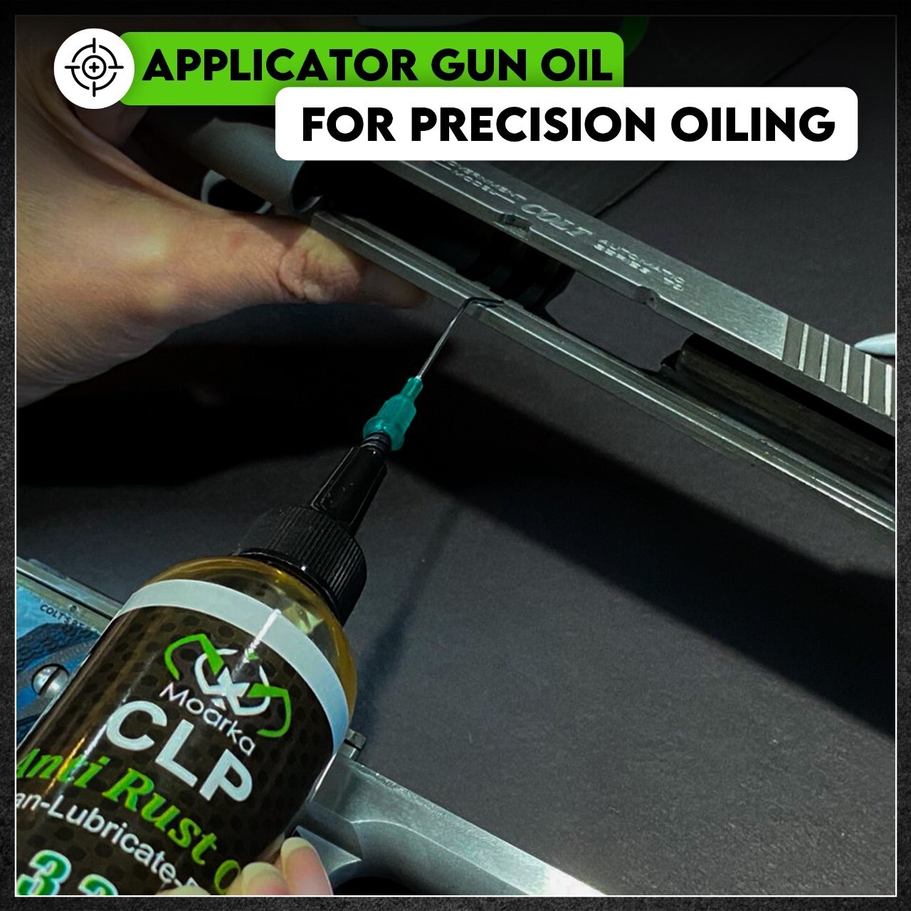 Gun Cleaning Kit with Oil &ndash; 3.4 Oz of CLP [Cleaner, Lubricant, & Protectant]