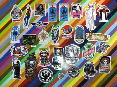 vtg 1990s 2000s Birdhouse skateboard sticker - Ball Suski Barley Nesser Vegas +