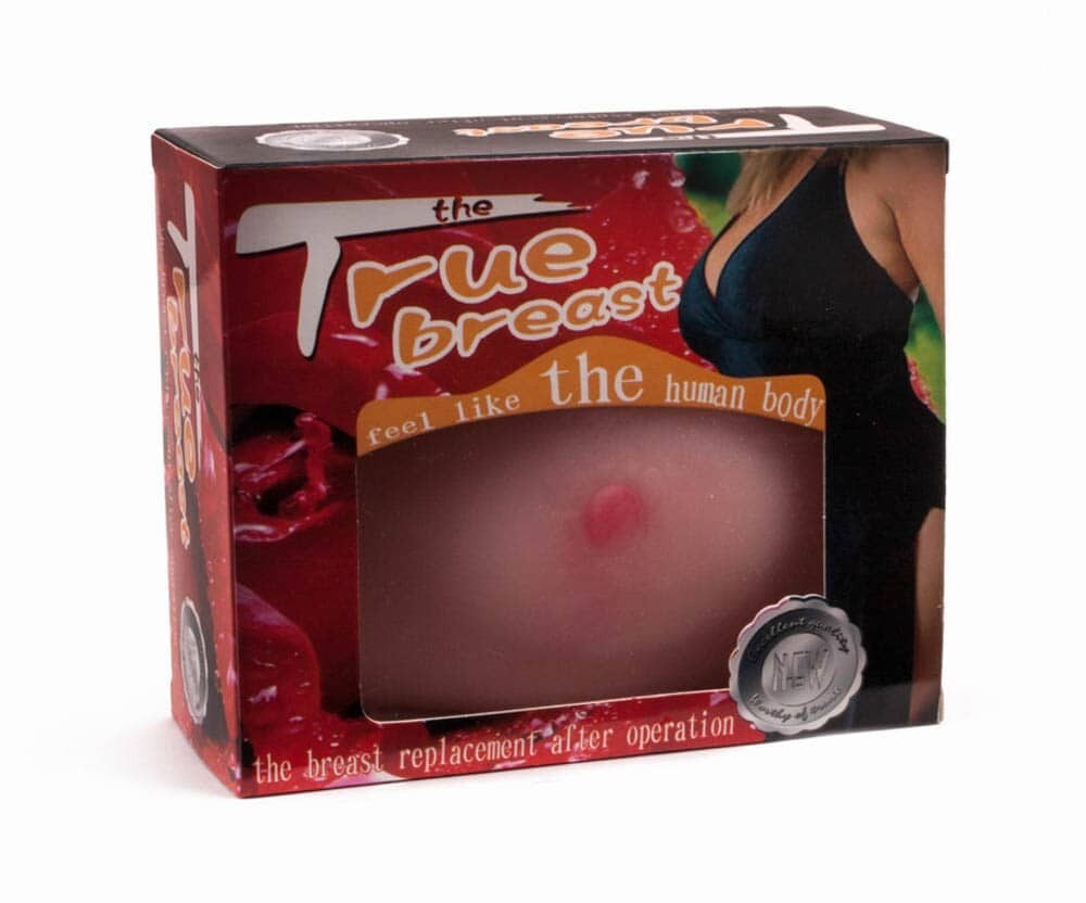 SENO FINTO REALISTICO PROTESI SEXY SHOP COPPA IN SILICONE PER TRAVESTIMENTO UOMO