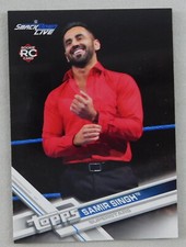 Samir Singh WWE Wrestling Trading Card Topps Wrestle Smackdown RAW RC R-30