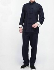 Unisex Chinese Kung Fu Adult Wing Chun Costume Suit Martial Arts Tai Chi Uniform