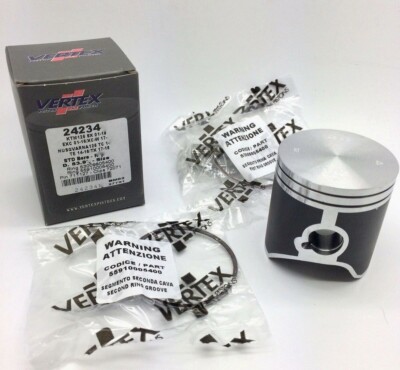 Vertex Kolben Kit Husky TC 125 Doppelring inkl. Pin & Clips 2001-22 Größe A 53,94 mm