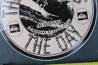 Quiksilver Hawaii Waimea Bay Calls Day Eddie Aikau V38B Vintage