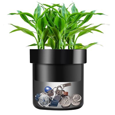 Flower Pot Diversion Safe With Key Lock Secret Hidden Safe Lock Box For Hiding T