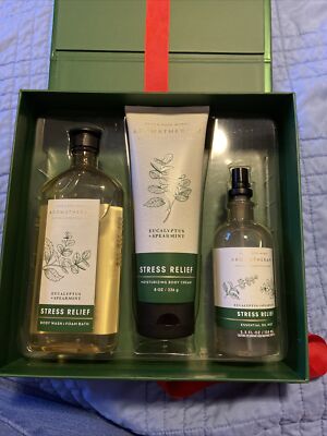 Bath Body Works Aromatherapy Eucalyptus Spearment Stress Relief Cream Bath Mist