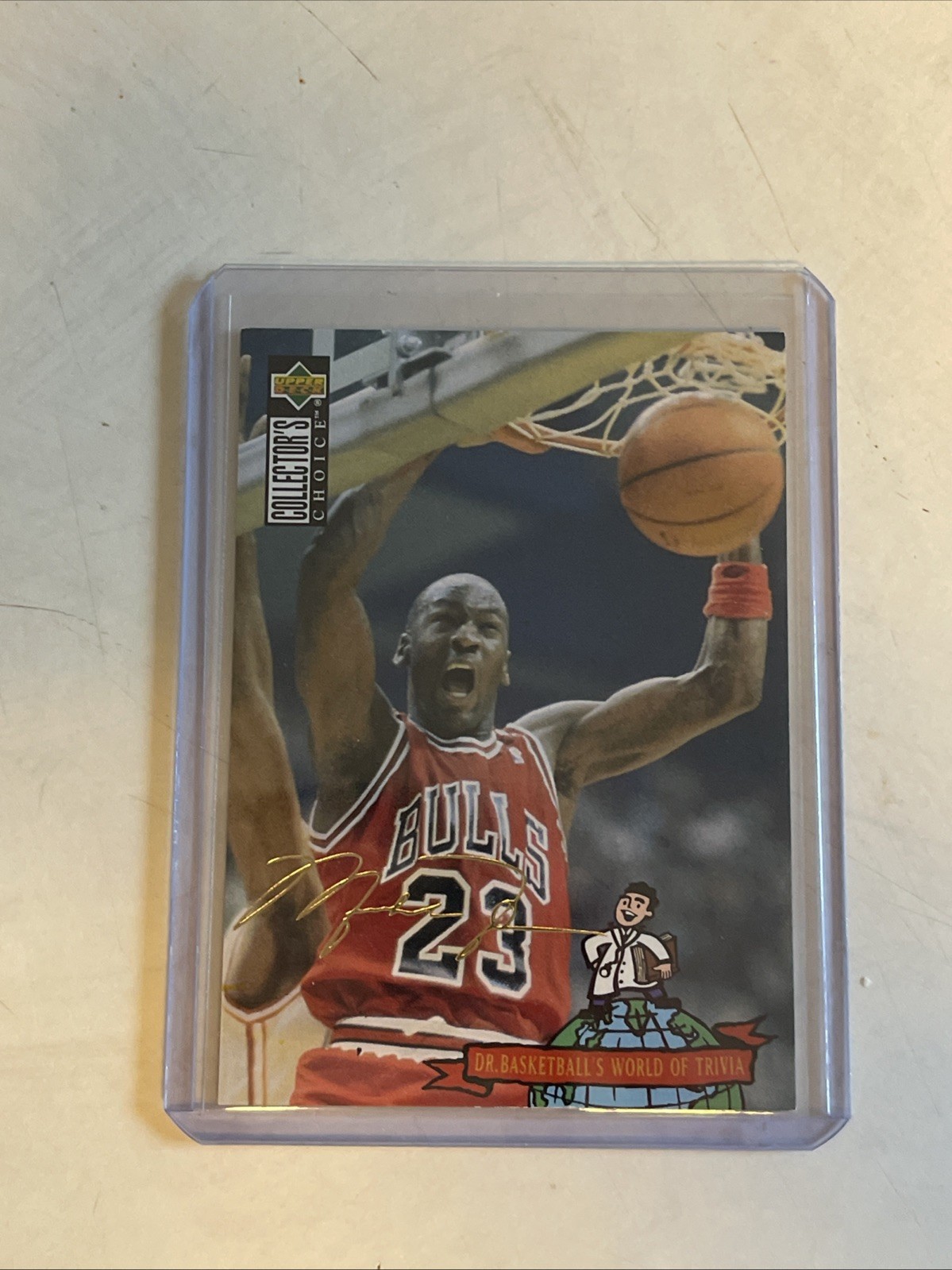 1994-95 Upper Deck Collector's Choice Michael Jordan Gold Signature #402 Bulls