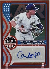 2025 Panini Stars & Stripes Cason Fletcher  16U/17U Red Parallel Auto /99 NTS-CF