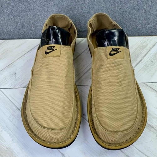 Scarpe Nike Solarsoft Grillroom taglia 11 oro nero slip on 599417-700 casual golf - Foto 5 di 9