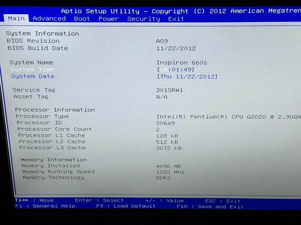 Dell Inspiron 660s SFF Intel Pentium G2020 2.9GHz 4GB RAM - NO HDD - Image 2 of 4
