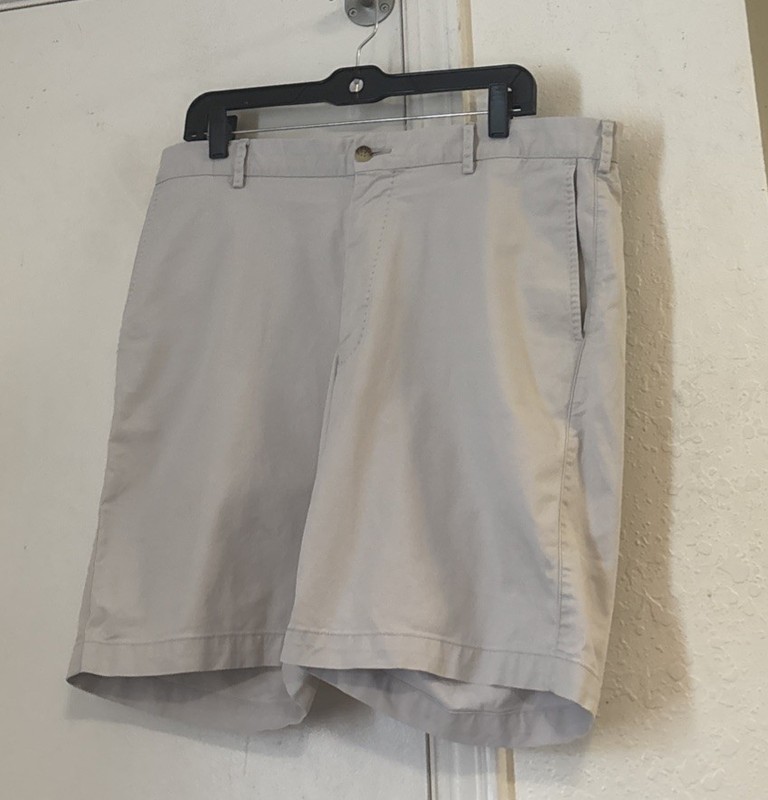 Peter Millar Ivory Cotton Chino Golf Shorts Mens Size 34