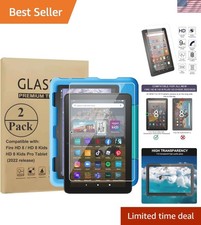 Bubble-Free Installation 2 Pack Tempered Glass Screen Protectors for 8 Tablets