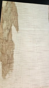 Maple Fiddleback Spalt Bookmatch #1168 L.21⅝" W.17⅛" T.5/8"