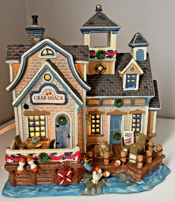 Dillard's Winter Glen Lambrey's Crab Shack Christmas Village Lighted Illuminate