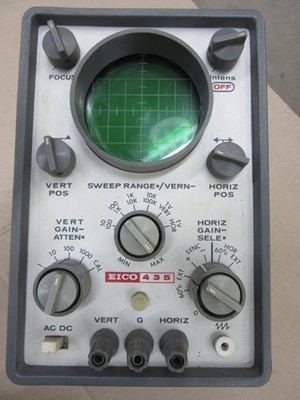 Vintage EICO Model 435 Oscilloscope DC Wide Band